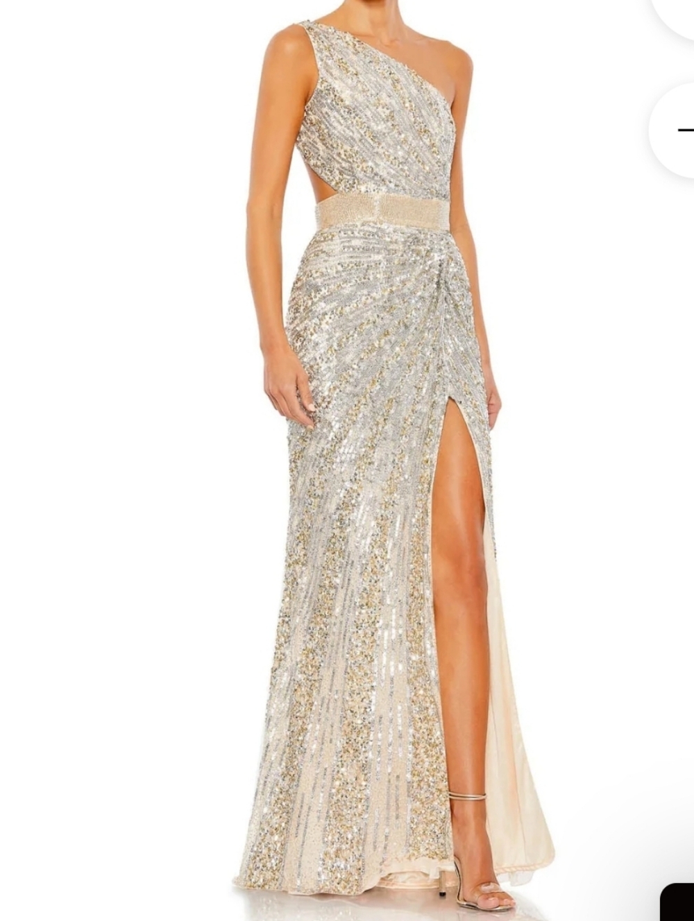 Mac Duggal sequin gown dress